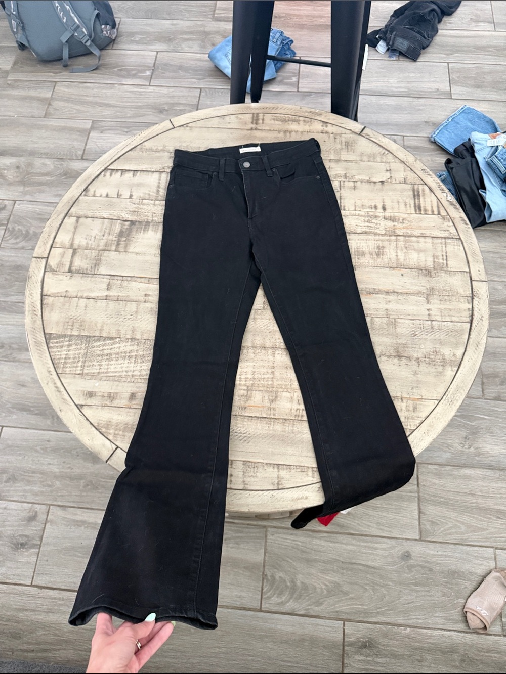 Levi's Black High-Rise Bootcut - Flare Jeans